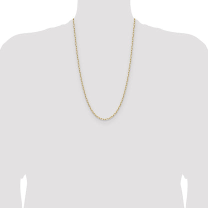 3.0mm Solid Beveled Paperclip Chain