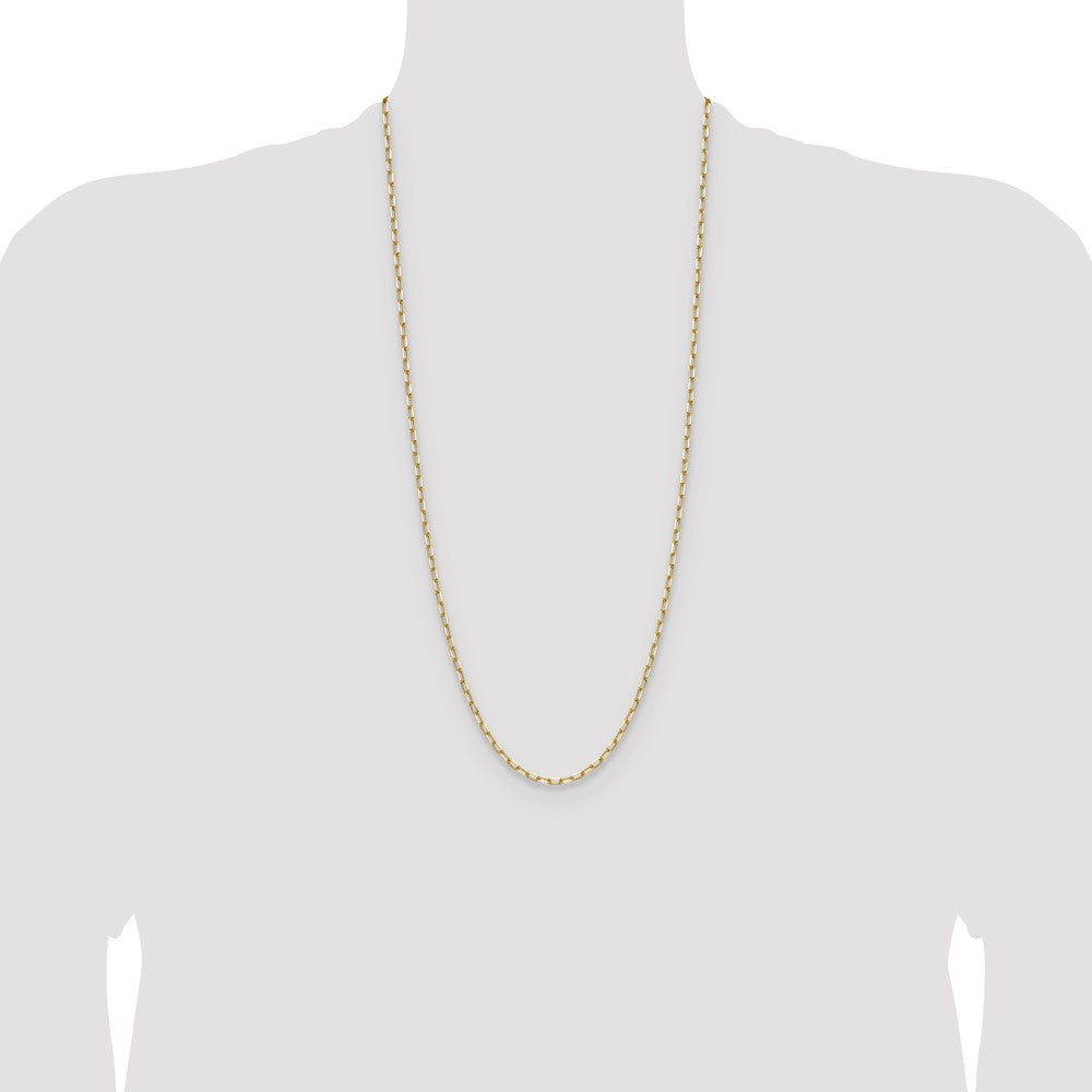 3.0mm Solid Beveled Paperclip Chain