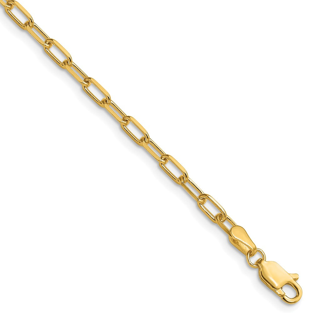 3.0mm Solid Beveled Paperclip Chain