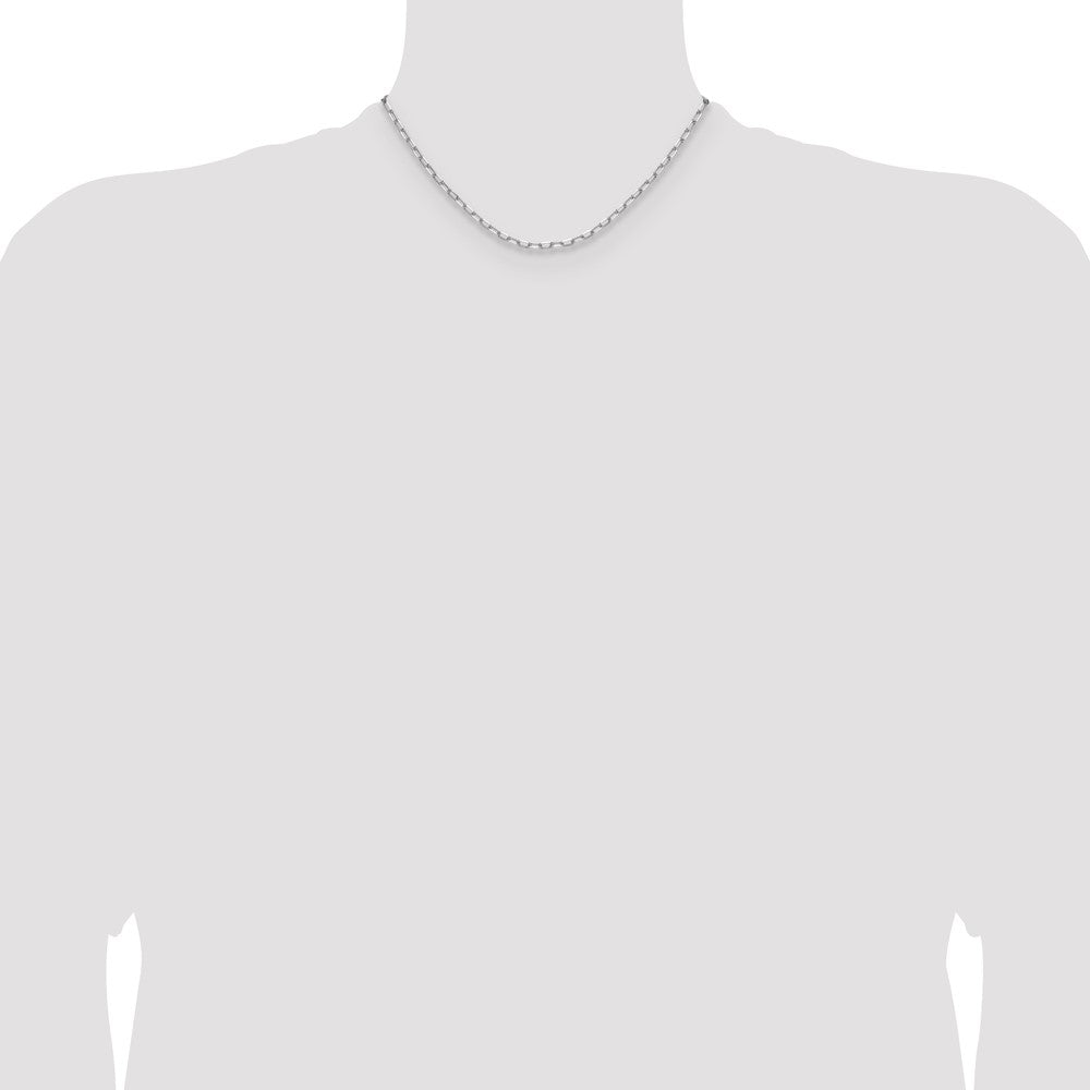 3.0mm Solid Beveled Paperclip Chain