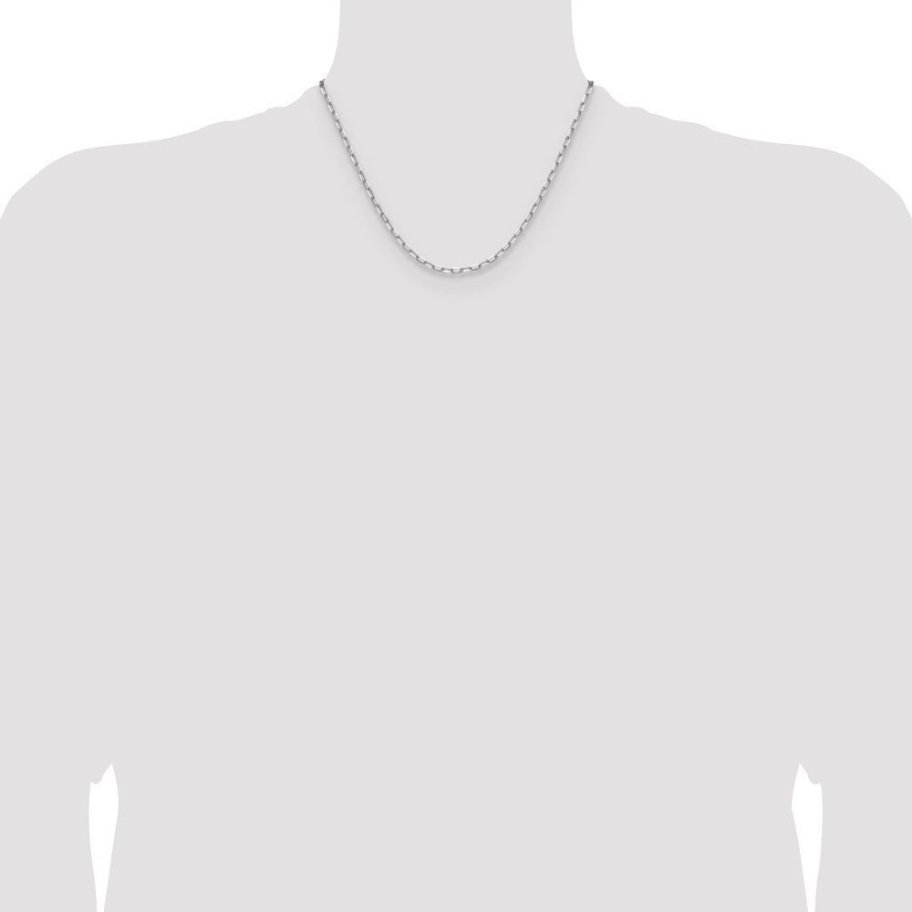 3.0mm Solid Beveled Paperclip Chain