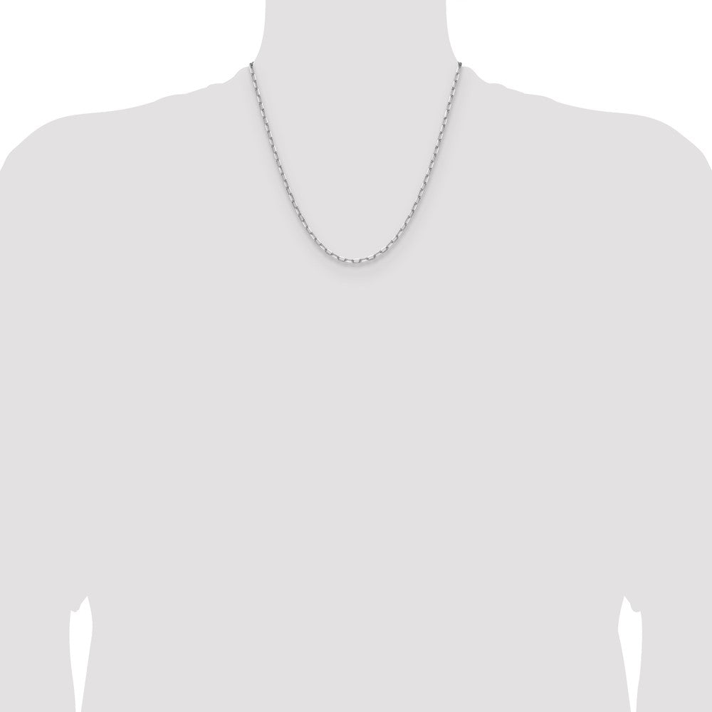 3.0mm Solid Beveled Paperclip Chain