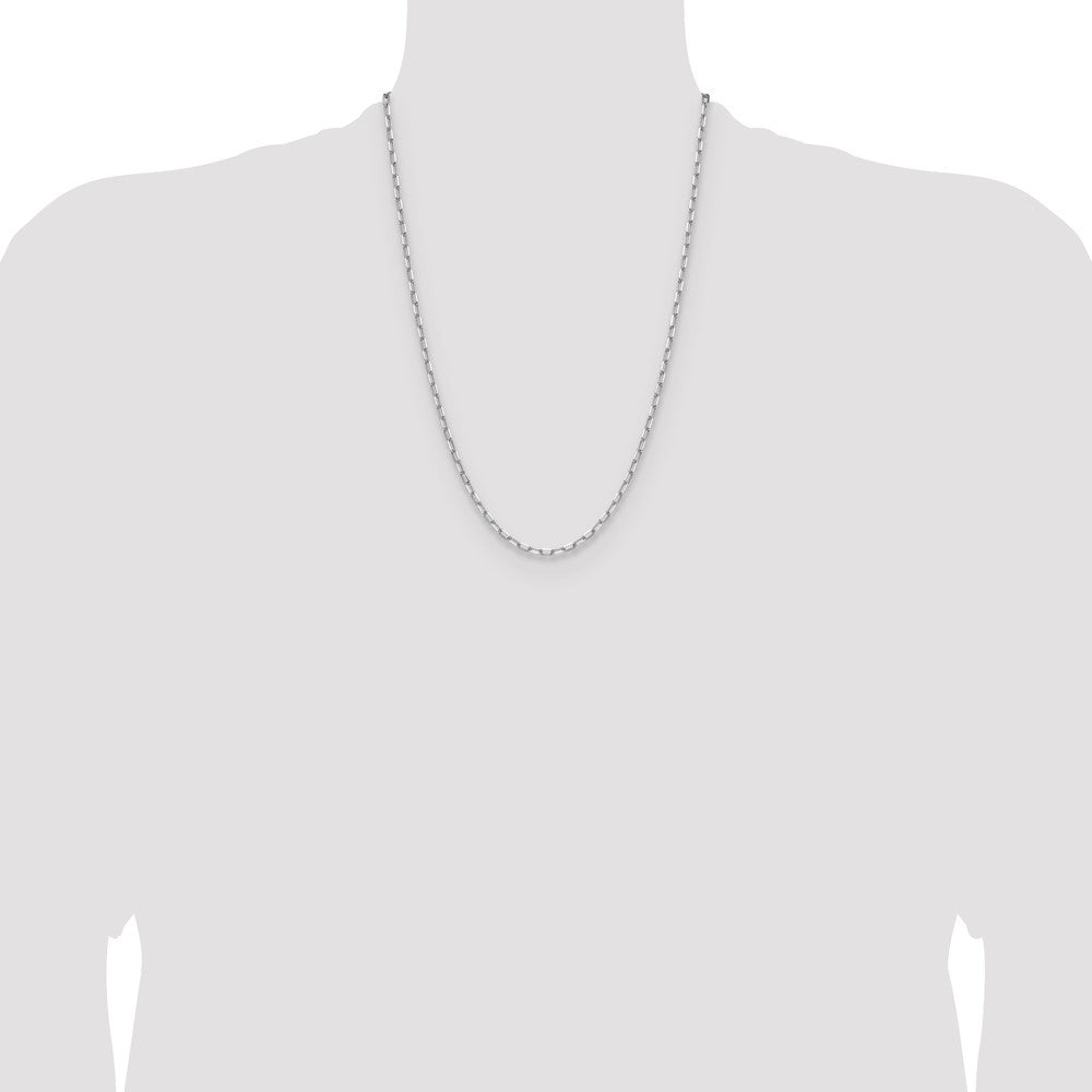3.0mm Solid Beveled Paperclip Chain