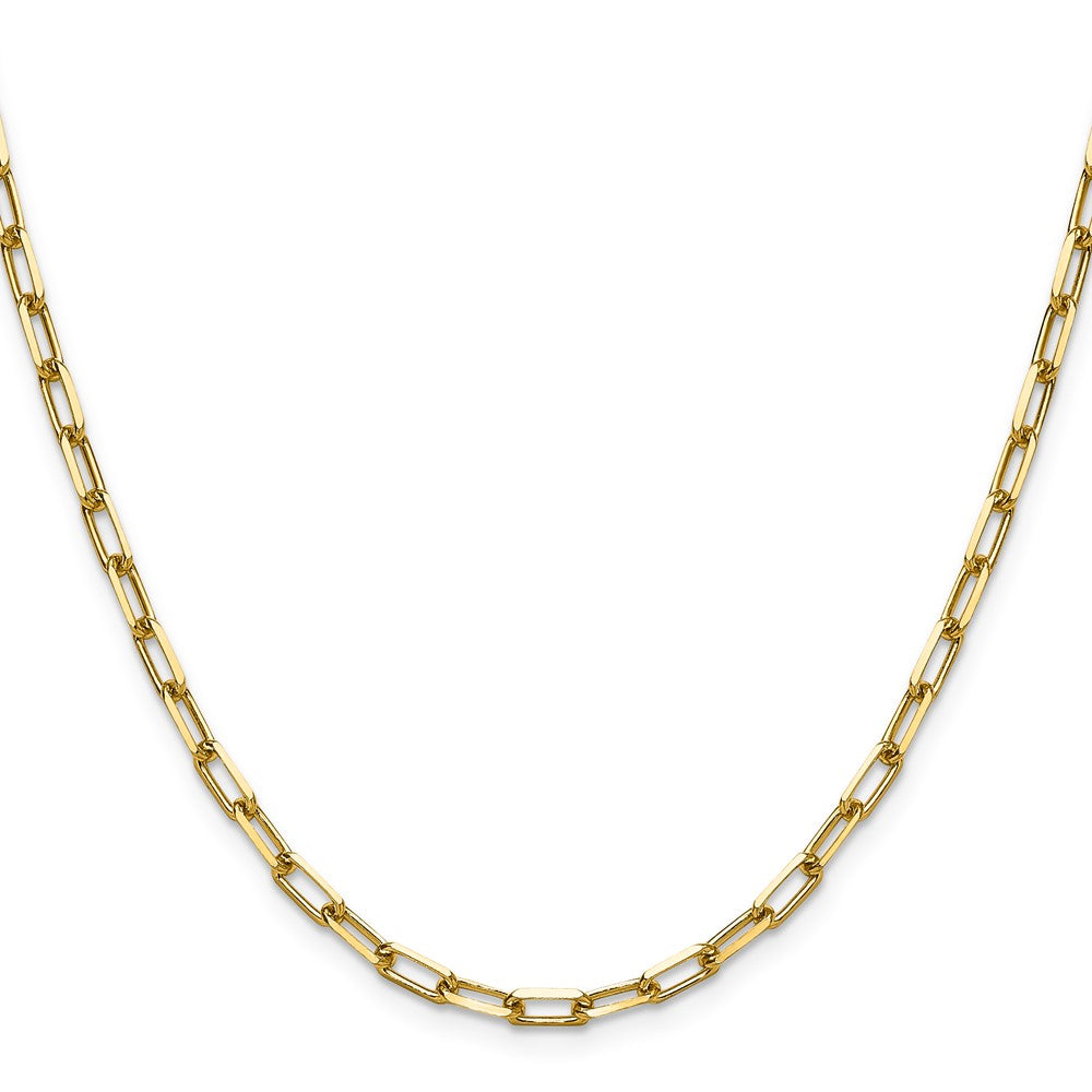 3.5mm Solid Beveled Paperclip Chain