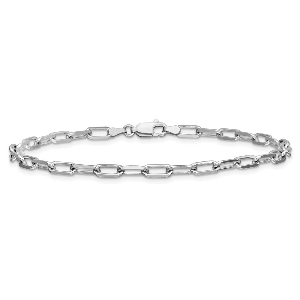 3.5mm Solid Beveled Paperclip Chain