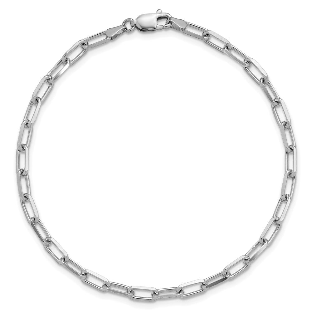 3.5mm Solid Beveled Paperclip Chain