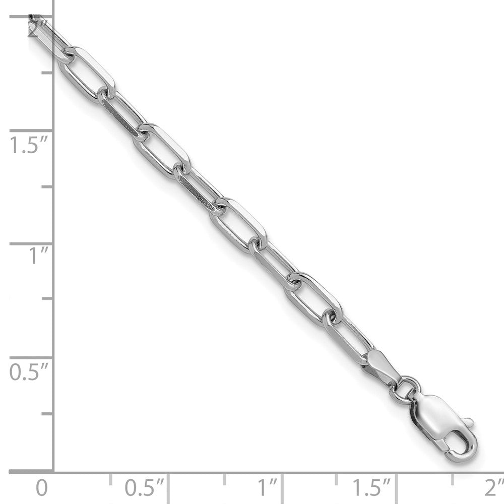 3.5mm Solid Beveled Paperclip Chain