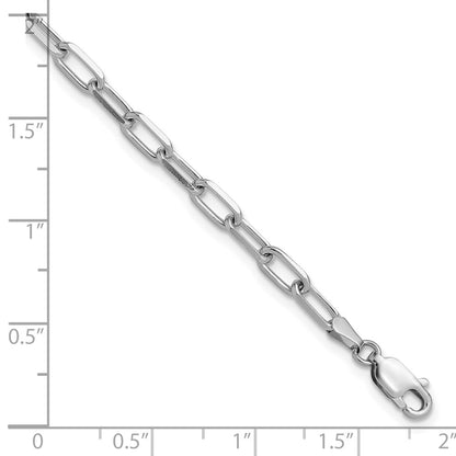 3.5mm Solid Beveled Paperclip Chain