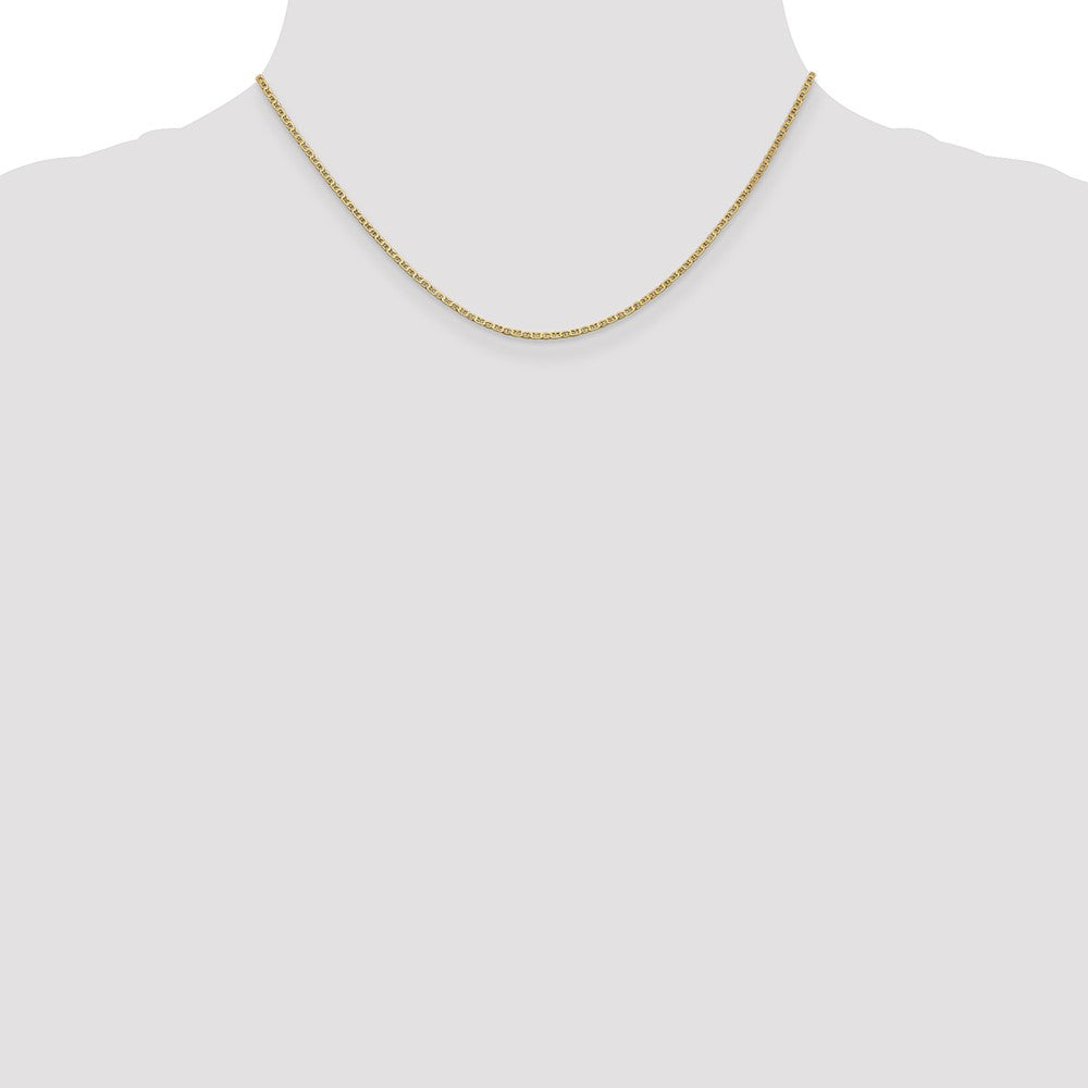 1.5mm Lightweight Flat Anchor Link Pendant Chain