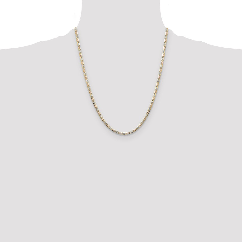 3.2mm Pavé Valentino Chain