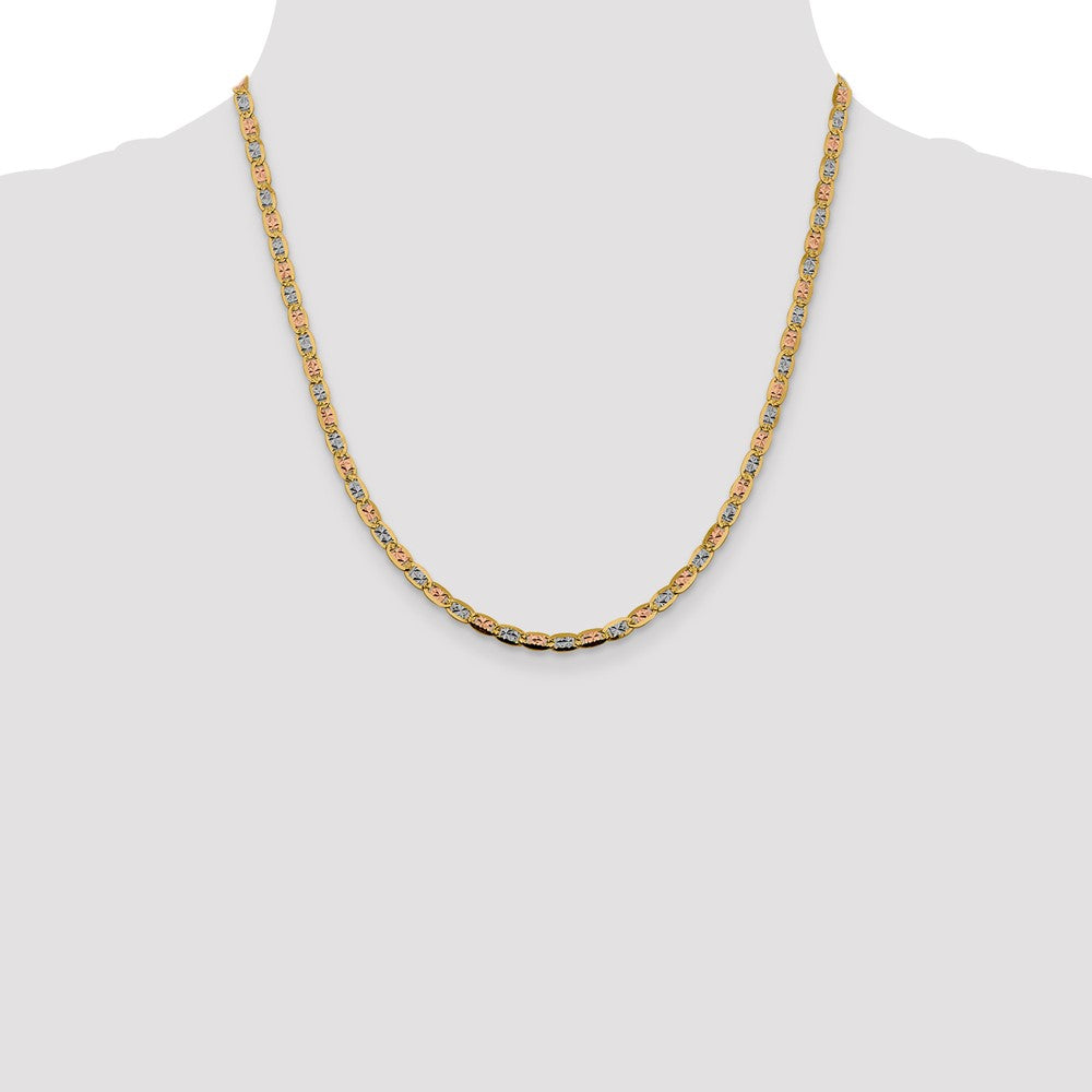 3.8mm Pavé Valentino Chain