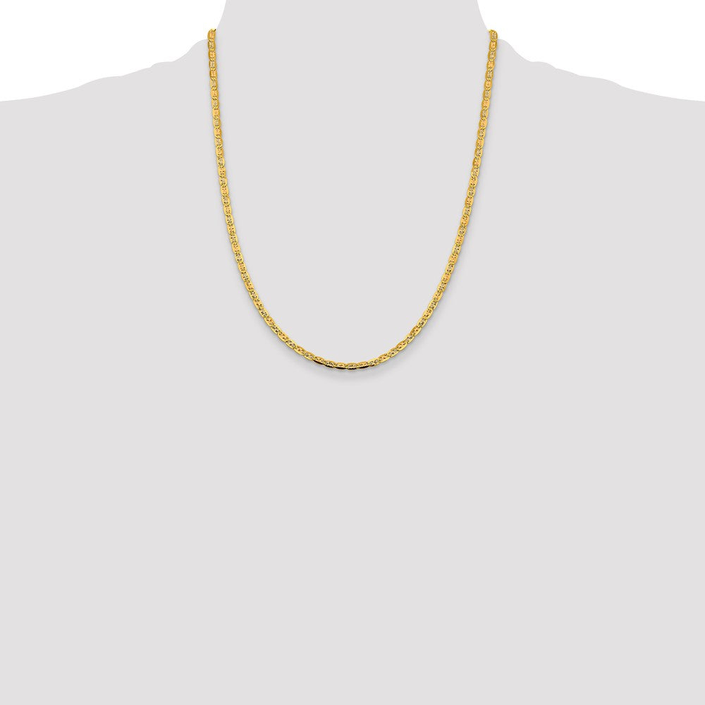 3.8mm Pavé Valentino Chain