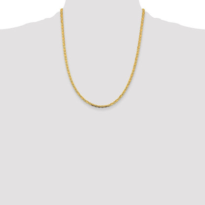 3.8mm Pavé Valentino Chain