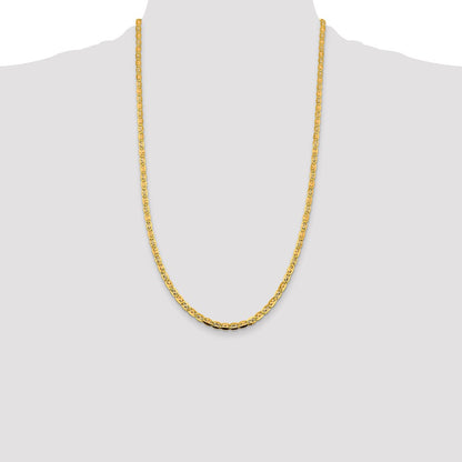 3.8mm Pavé Valentino Chain