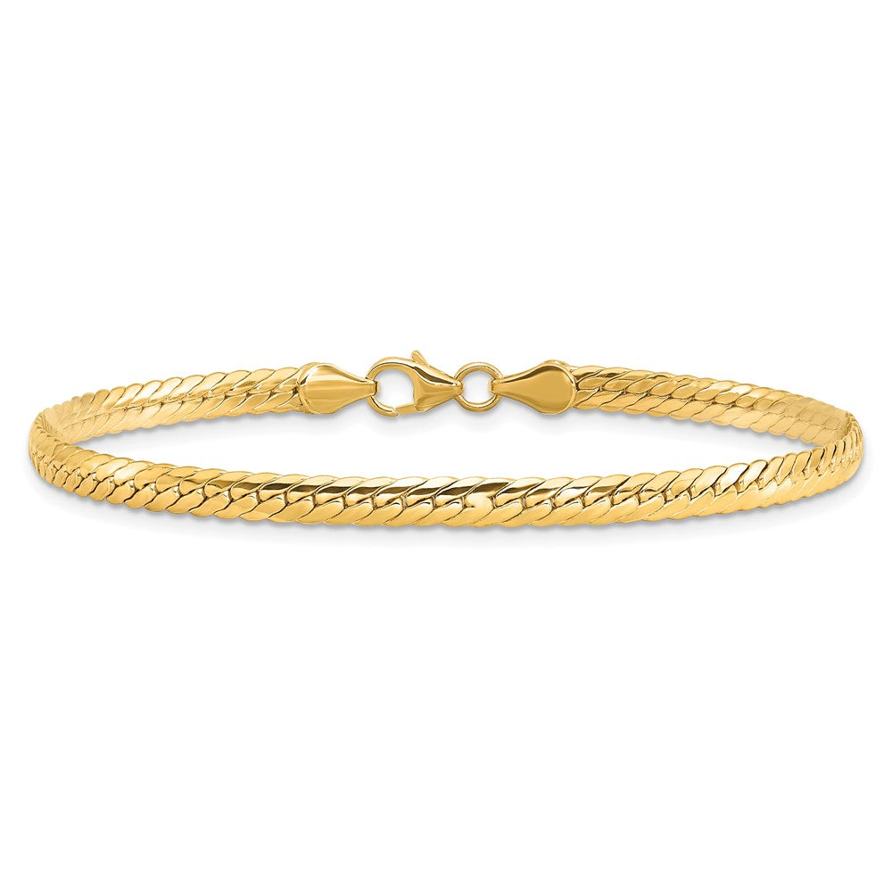 Polished 7in Fancy Link Bracelet