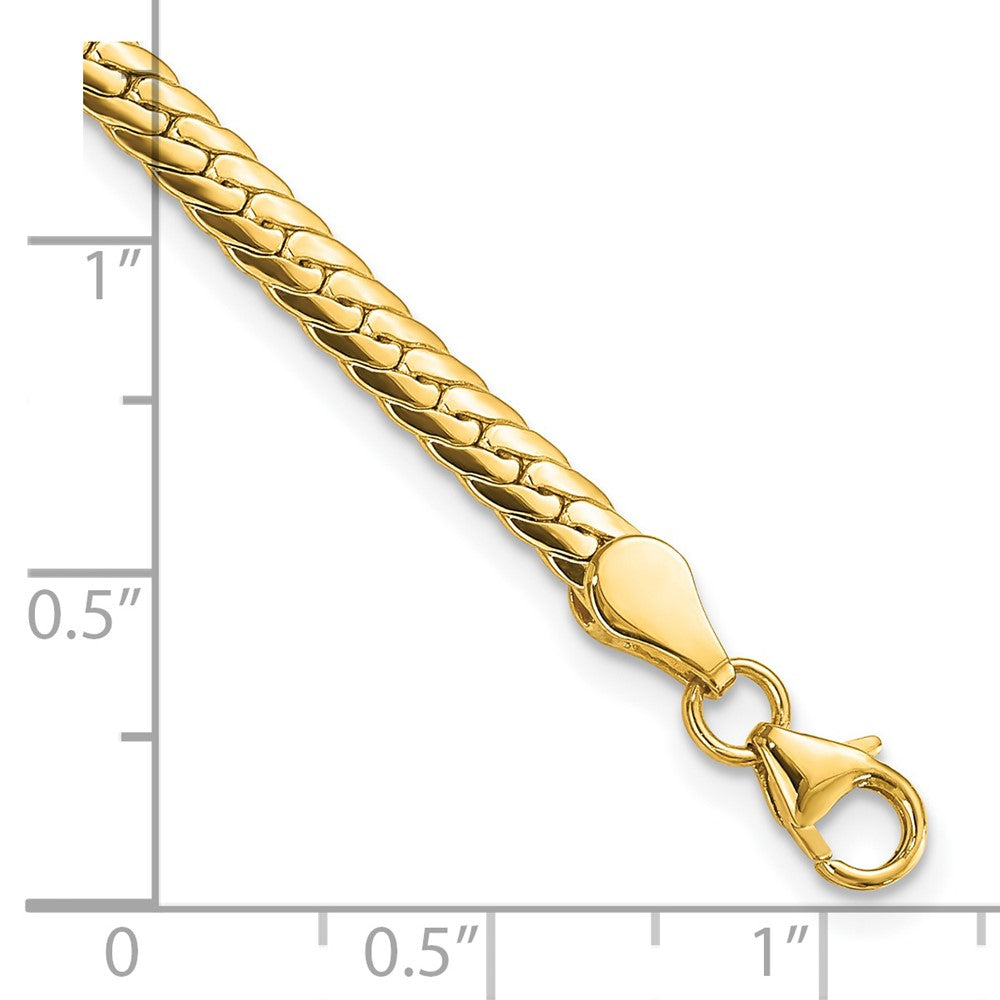 Polished 7in Fancy Link Bracelet