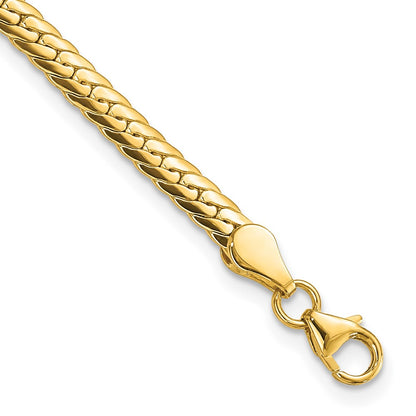 Polished 7in Fancy Link Bracelet