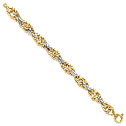 Polished Fancy Link Bracelet 8.25" - 11.5mm