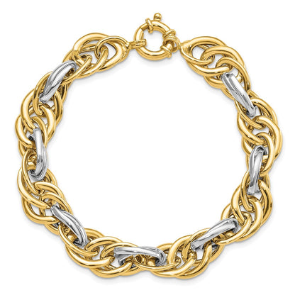 Polished Fancy Link Bracelet 8.25" - 11.5mm