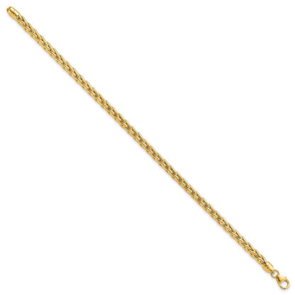 Polished Fancy Link Bracelet 7.5" - 4mm