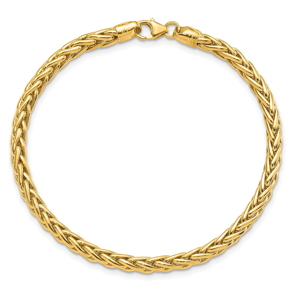 Polished Fancy Link Bracelet 7.5" - 4mm