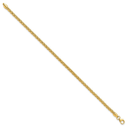 Polished Fancy Link Bracelet 7.5" - 3mm