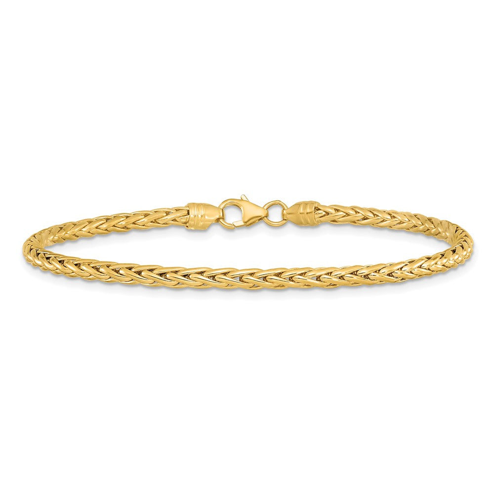 Polished Fancy Link Bracelet 7.5" - 3mm