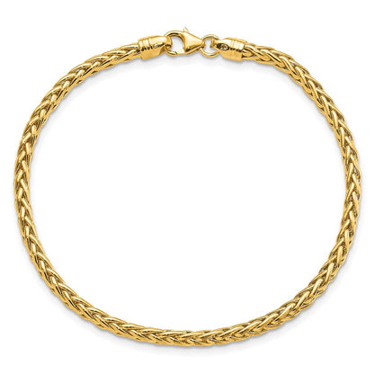 Polished Fancy Link Bracelet 7.5" - 3mm
