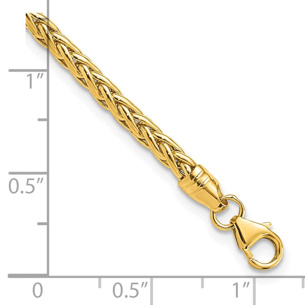 Polished Fancy Link Bracelet 7.5" - 3mm