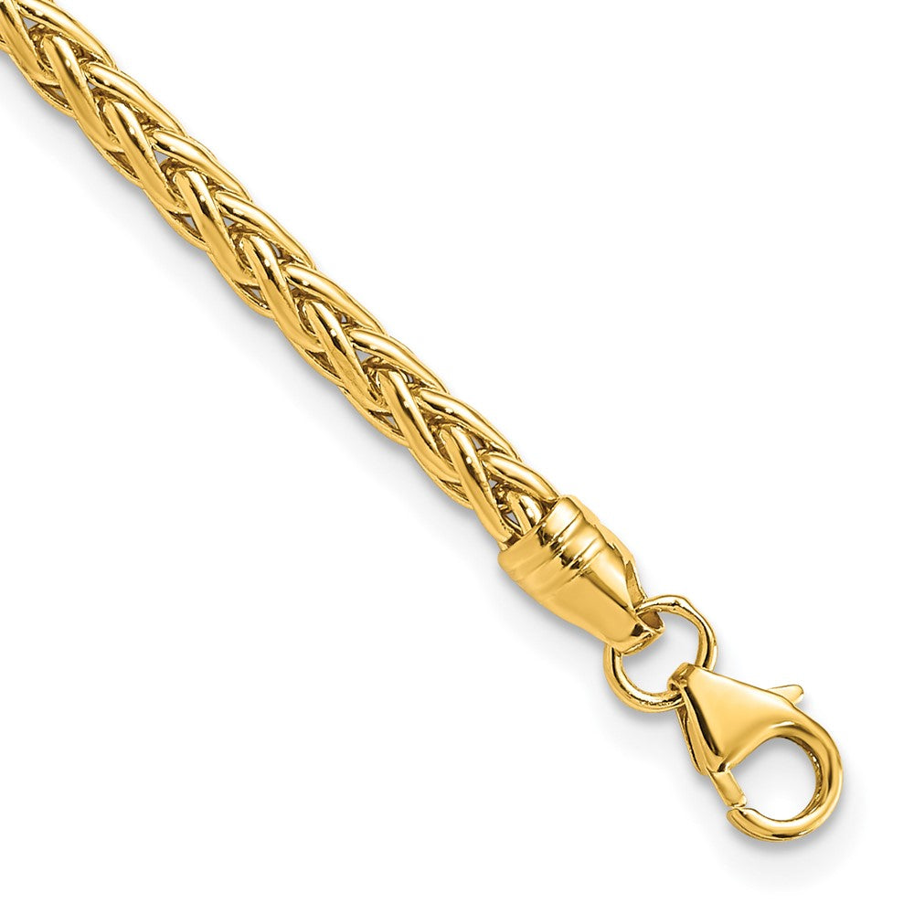 Polished Fancy Link Bracelet 7.5" - 3mm