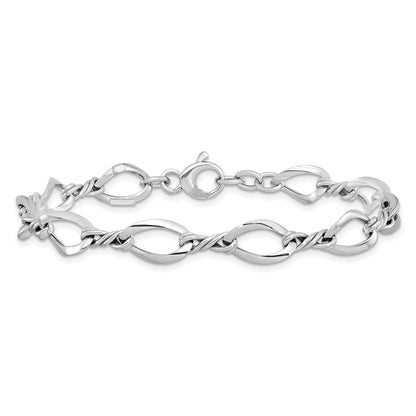 Fancy Link Bracelet 7.5" - 8.8mm