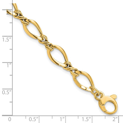 Fancy Link Bracelet 7.5" - 8.8mm