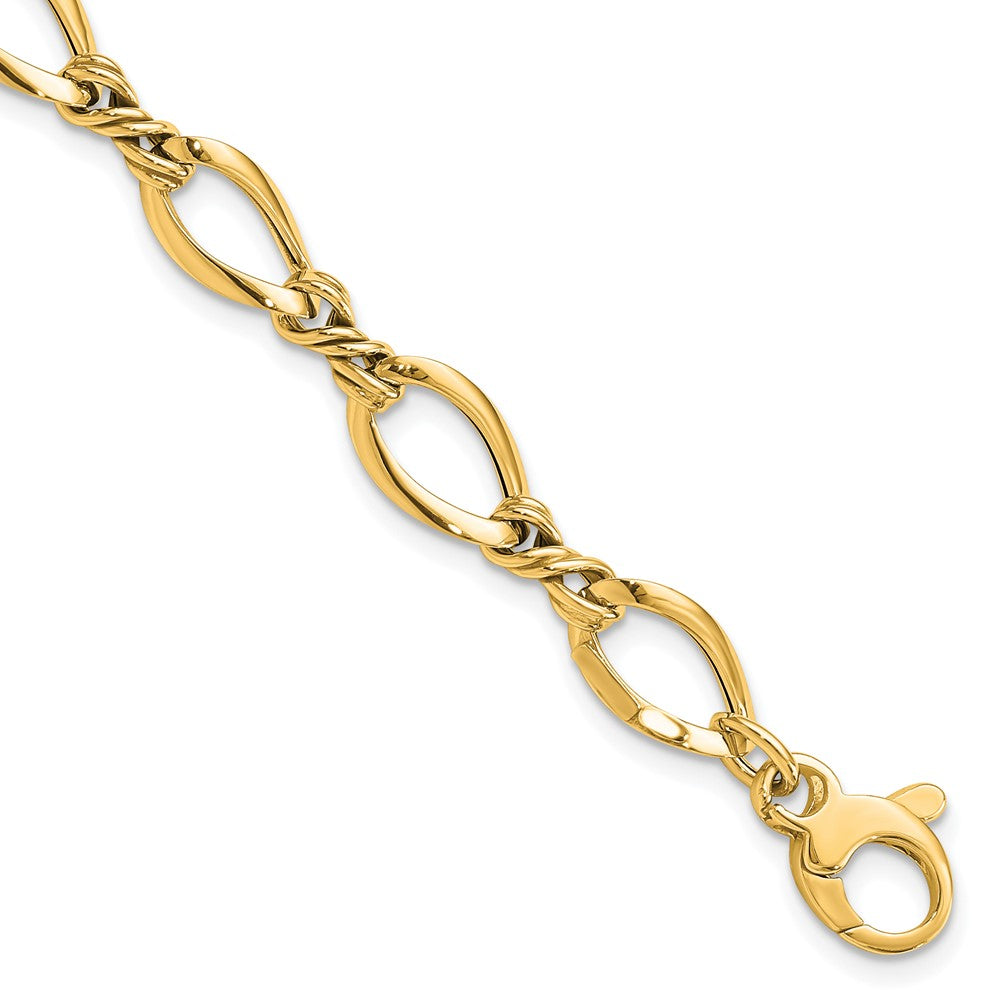 Fancy Link Bracelet 7.5" - 8.8mm