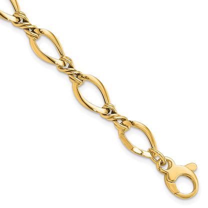 Fancy Link Bracelet 7.5" - 8.8mm