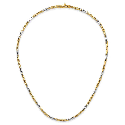 Polished Fancy Link Necklace 18" - 2.5mm