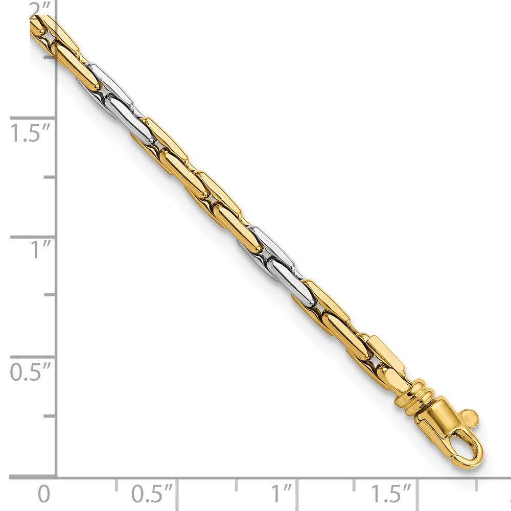 Polished Fancy Link Bracelet 7.5" - 3.1mm