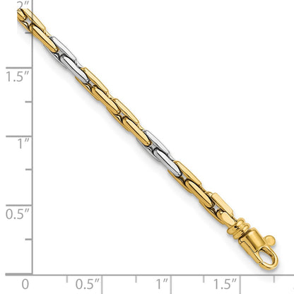 Polished Fancy Link Bracelet 7.5" - 3.1mm