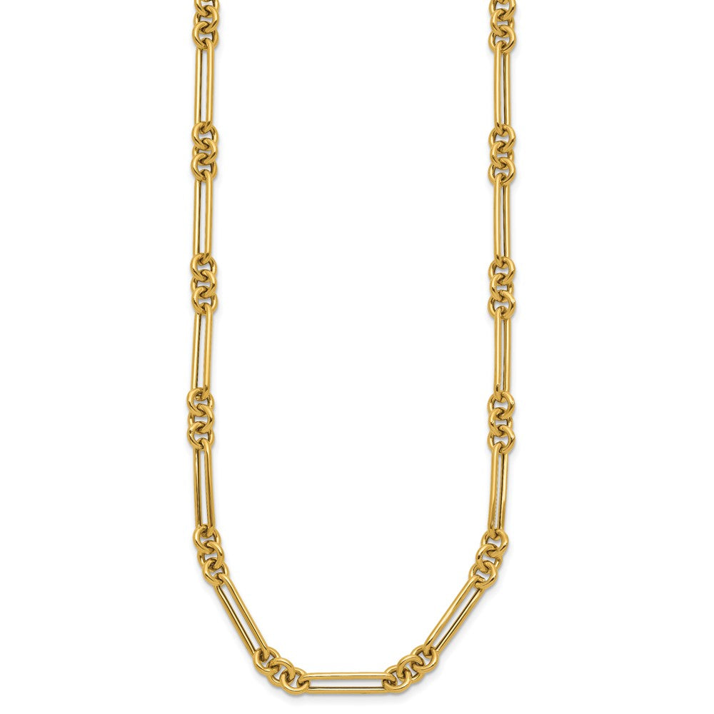 Polished Fancy Link Necklace