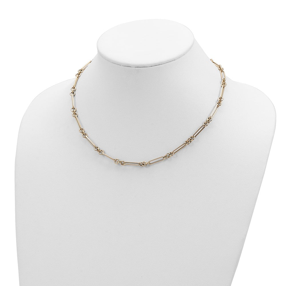 Polished Fancy Link Necklace