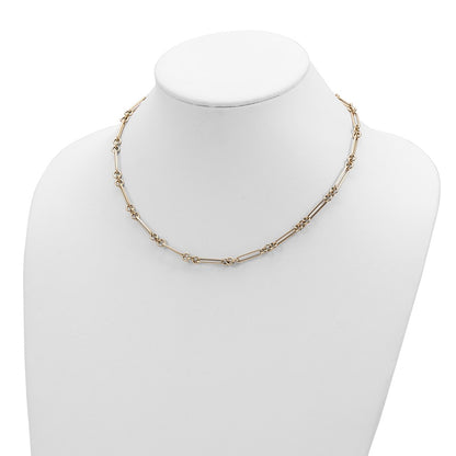 Polished Fancy Link Necklace