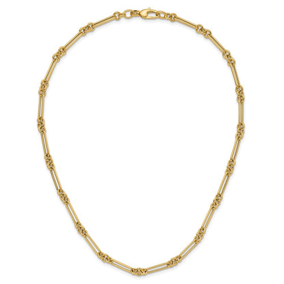 Polished Fancy Link Necklace