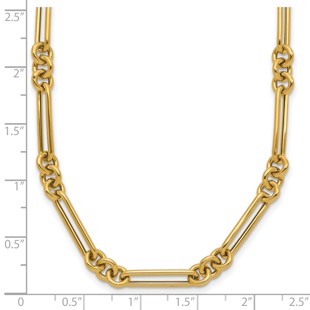 Polished Fancy Link Necklace