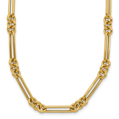 Polished Fancy Link Necklace