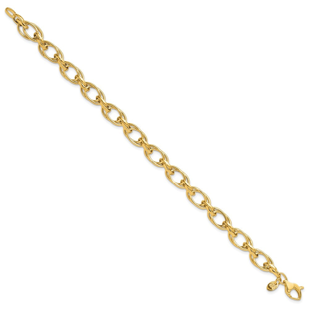 Polished Fancy Bracelet 8" - 7.5mm