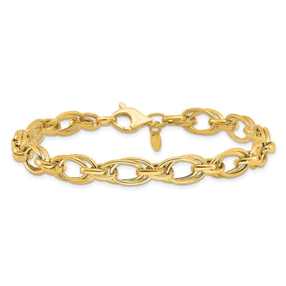 Polished Fancy Bracelet 8" - 7.5mm