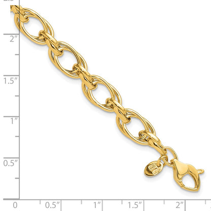 Polished Fancy Bracelet 8" - 7.5mm