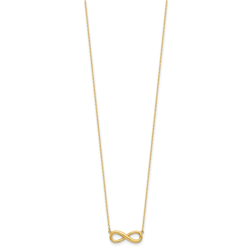 Polished Infinity with 1in ext Necklace