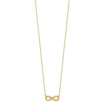 Polished Infinity with 1in ext Necklace