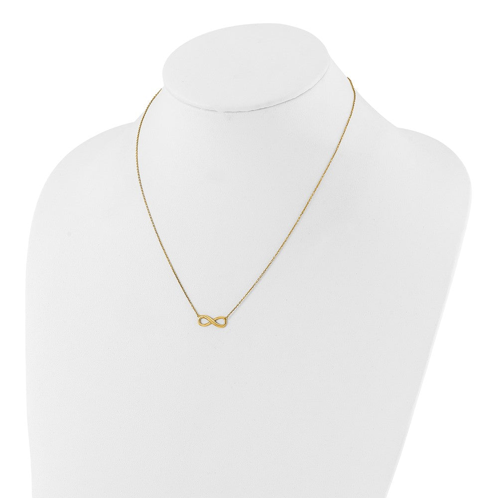 Polished Infinity with 1in ext Necklace