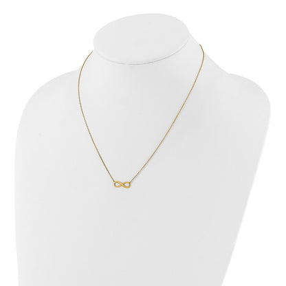 Polished Infinity with 1in ext Necklace